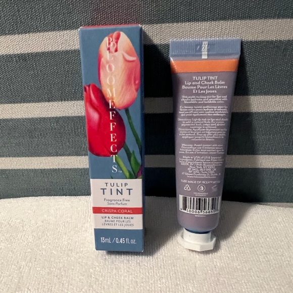 🌷NIB🌷 BLOOM EFFECTS Tulip Tint Lip & Cheek Balm in Crispa Coral - Picture 5 of 7